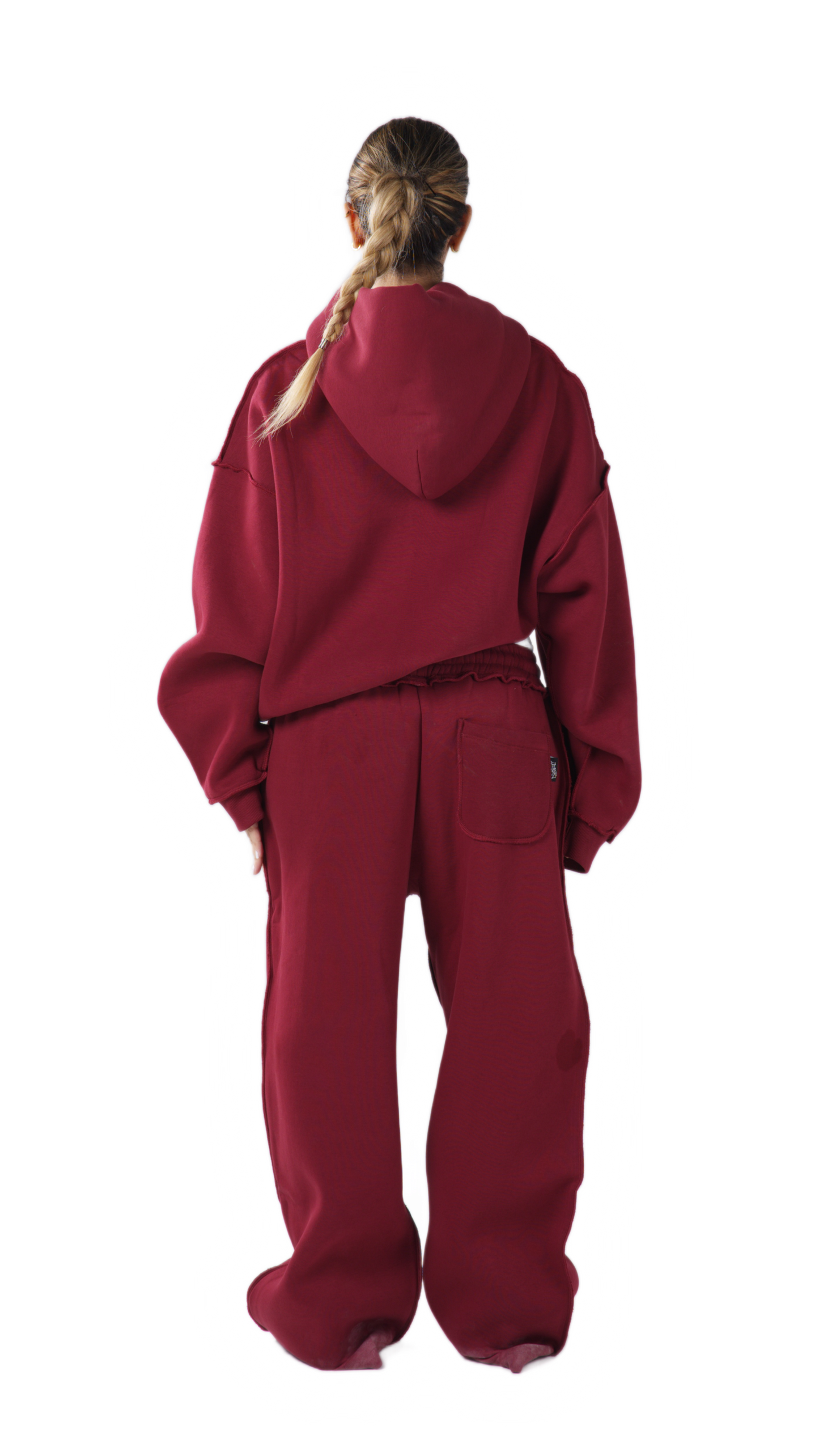 BURGUNDY LEATHER SET