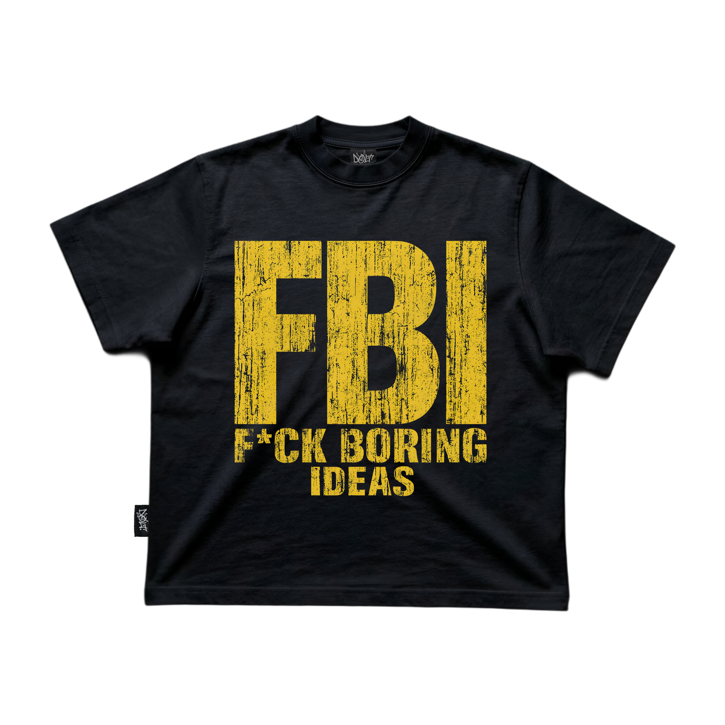 BLACK FBI T-SHIRT