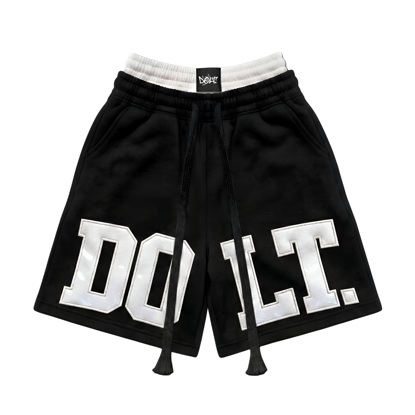 WHITE LEATHER SHORT