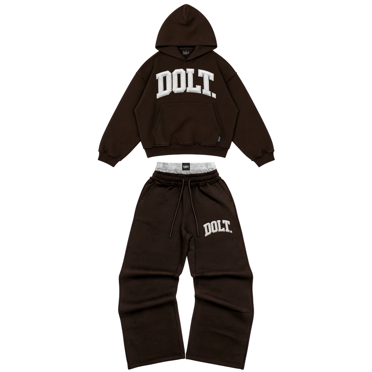 BROWN LEATHER SET