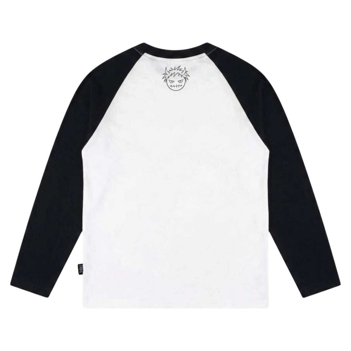white raglan longsleeve