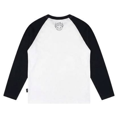 white raglan longsleeve