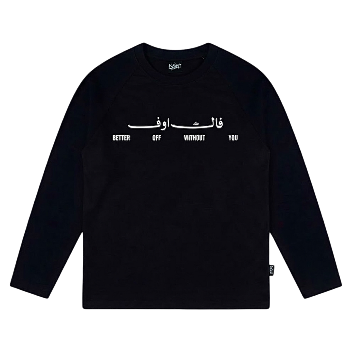 Black raglan longsleeve
