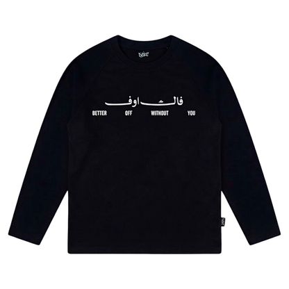 Black raglan longsleeve