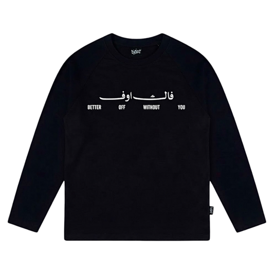 Black raglan longsleeve
