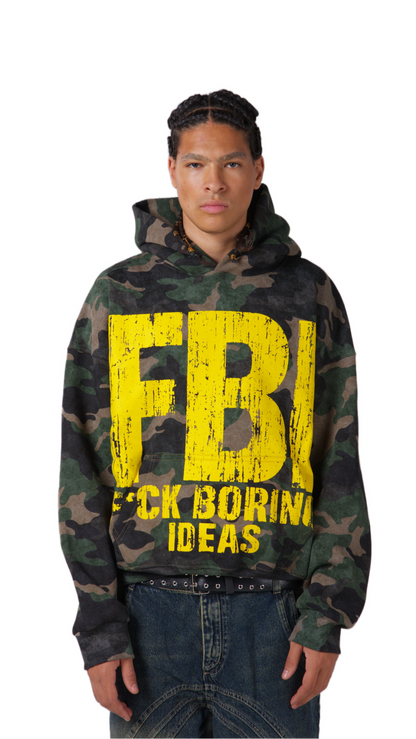 FBI CAMO HOODIE