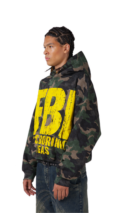 FBI CAMO HOODIE