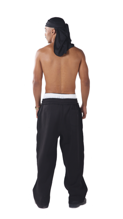 BLACK LEATHER PANT