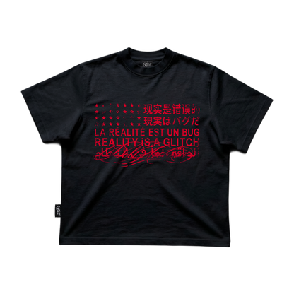 BLACK UNREAL T-SHIRT