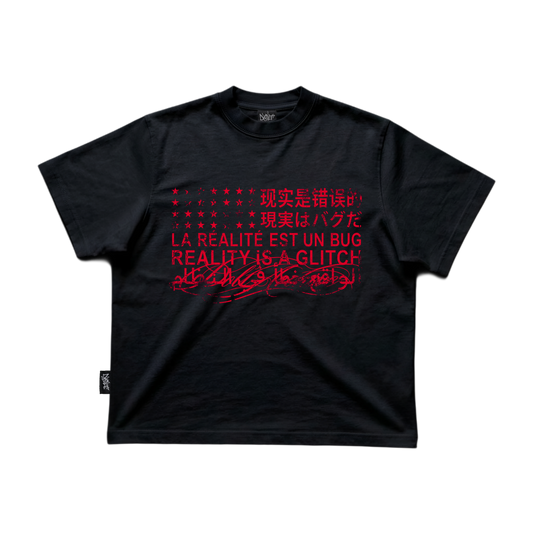 BLACK UNREAL T-SHIRT