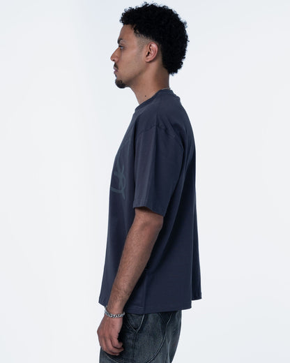 GRAY PUFFY T-SHIRT