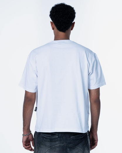 WHITE PUFFY T-SHIRT