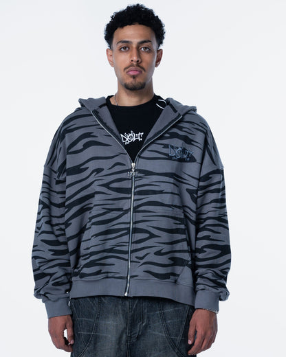 ZEBRA ZIP GRAY