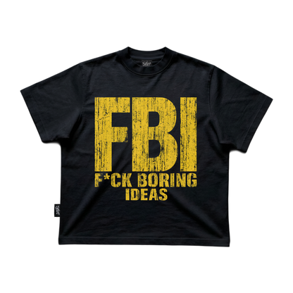 BLACK FBI T-SHIRT