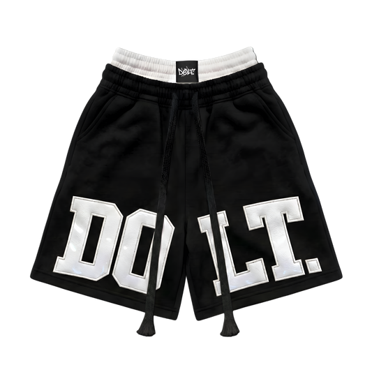 WHITE LEATHER SHORT