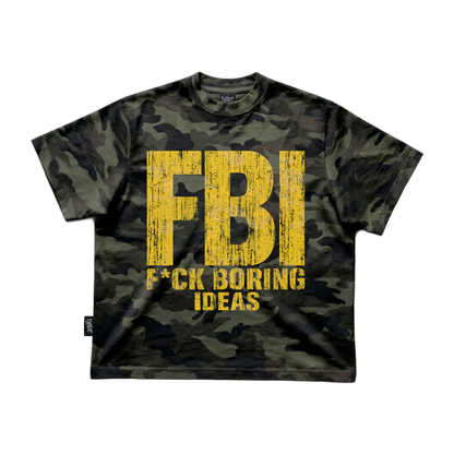 CAMO FBI T-SHIRT