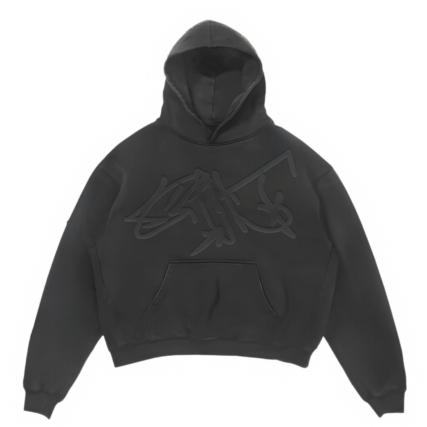 GRAY PUFFY HOODIE